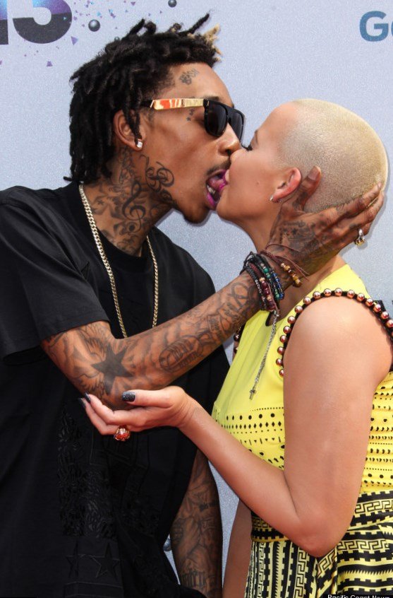 Amber Rose and Wiz Khalifa Amber Rose
