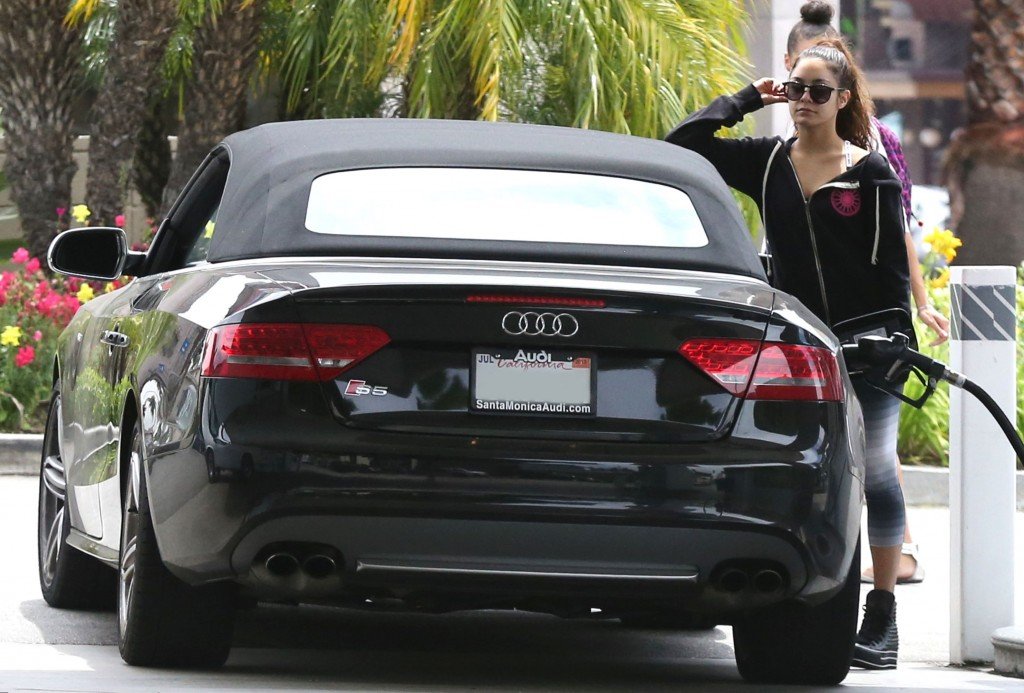 Vanessa Hudgens car  Audi S4 Vanessa Hudgens car