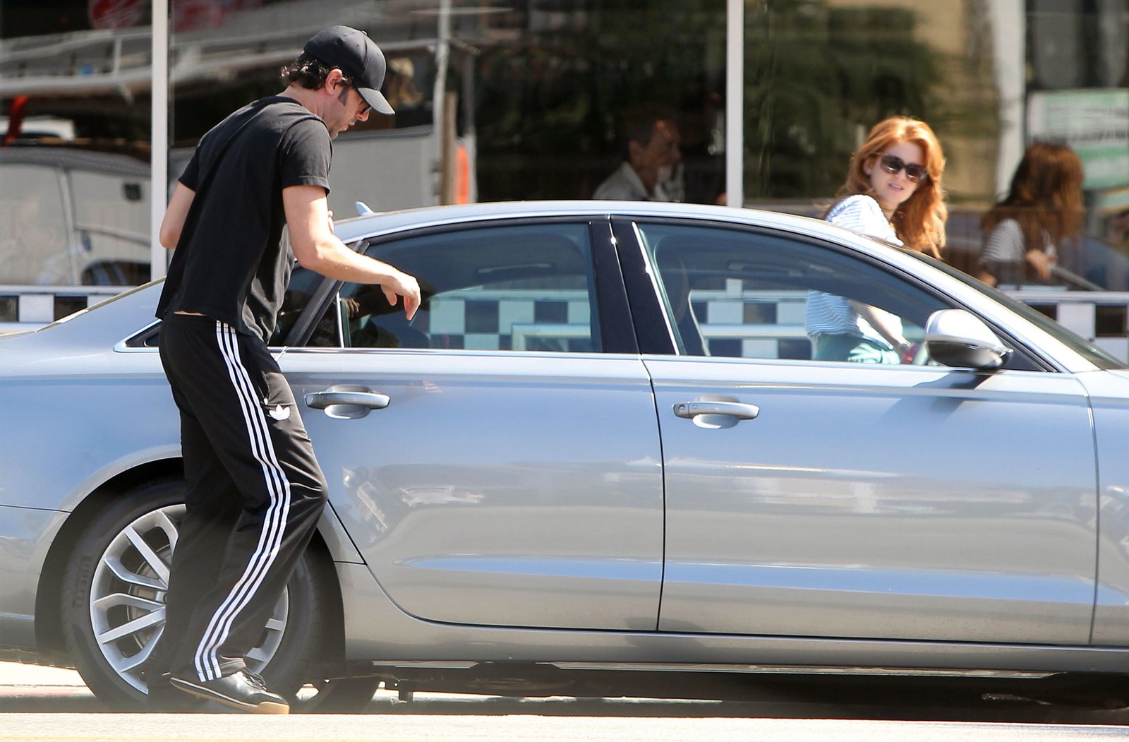 Sacha Baron Cohen car Jaguar XJ  Sacha Baron Cohen car