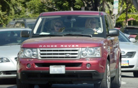 Katherine Heigl car Range Rover Katherine Heigl car