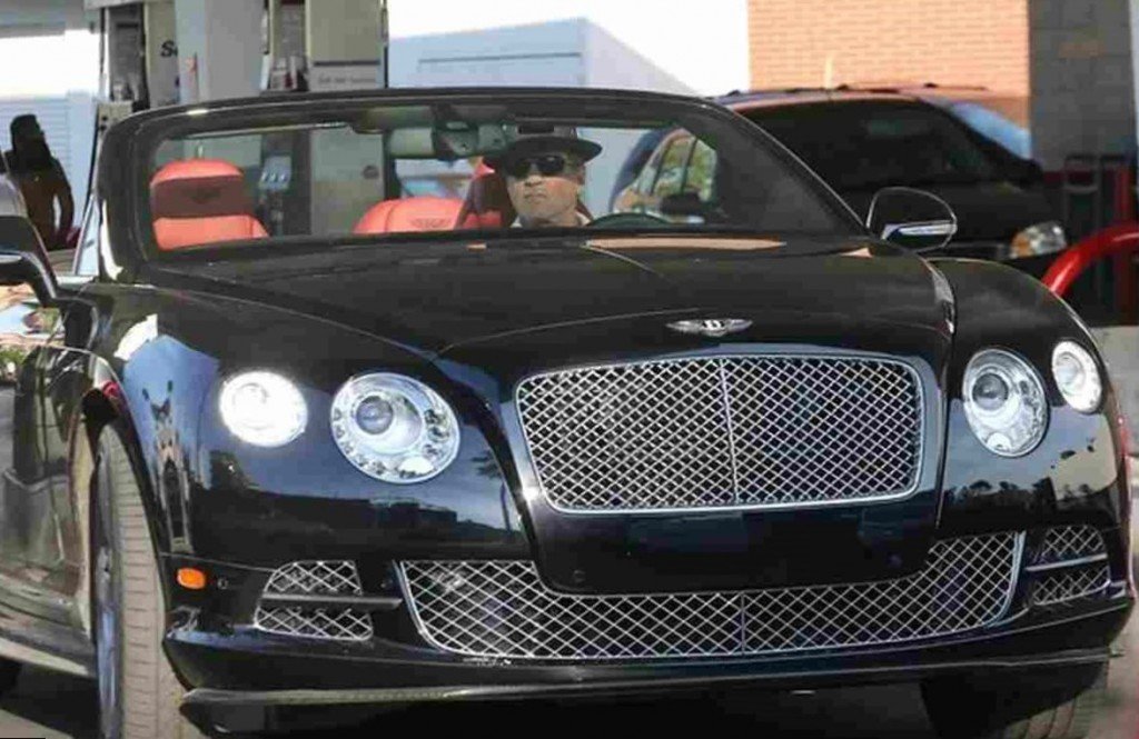 Sylvester Stallone  Bentley Continental GTC Sylvester Stallone house