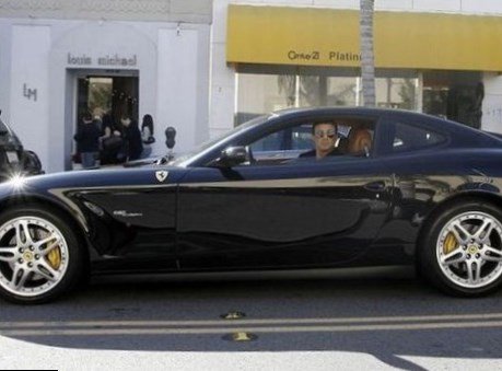 Sylvester Stallone car Black Ferrari 612 Scaglietti Sylvester Stallone car