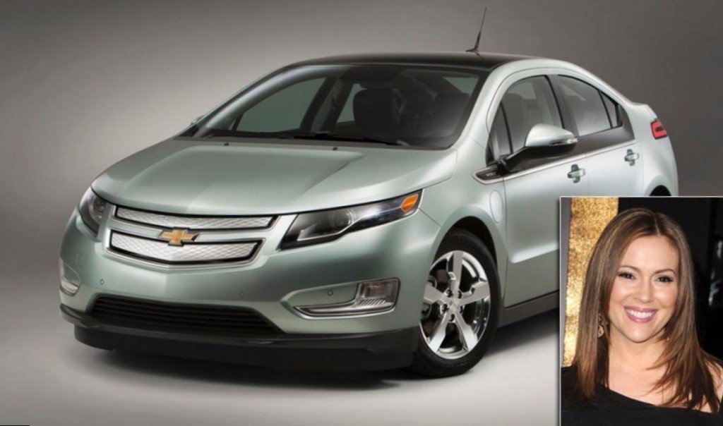 Alisa Milano cars Chevrolet Volt Alyssa Milano cars
