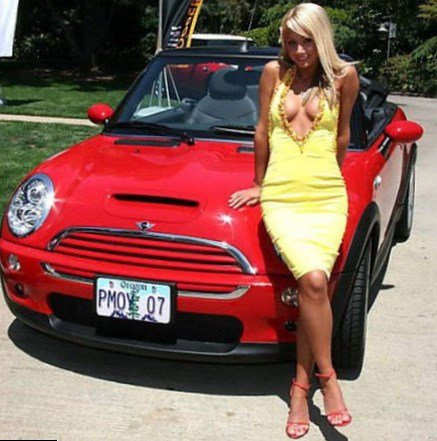 Ashley Tisdale car Mini Cooper Ashley Tisdale car