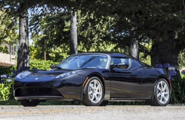 George Clooney car Tesla Roadster George Clooney car