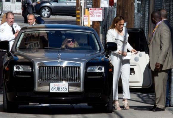 Jennifer Lopez car Rolls Royce Ghost Jennifer Lopez car