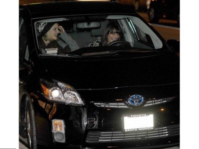 Lea Michele car Toyota Prius Lea Michele car