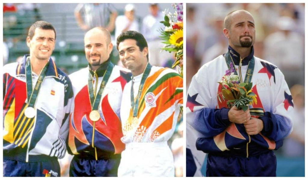 Andre Agassi Olympic medal