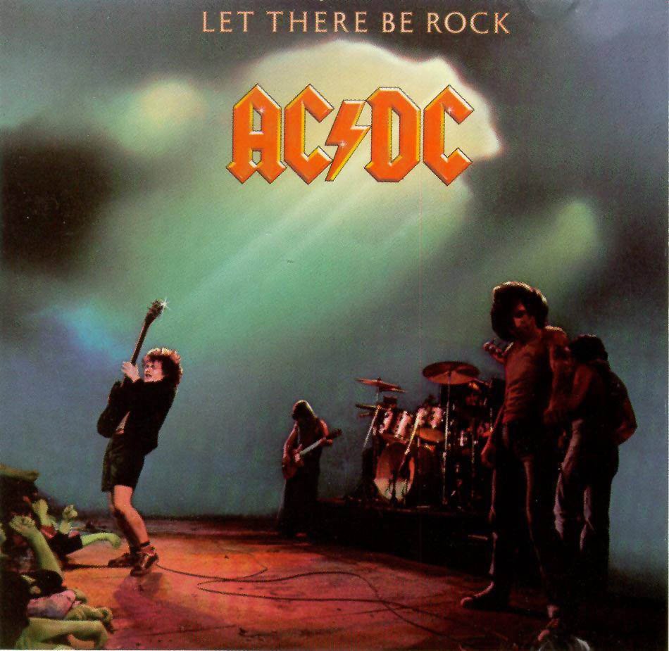 Angus Young. Let There Be Rock. Album Cover Angus Young. Let There Be Rock. Album Cover