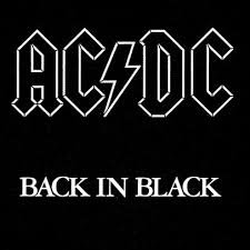 Angus Young. Back in Black. Album Cover Angus Young. Back in Black. Album Cover
