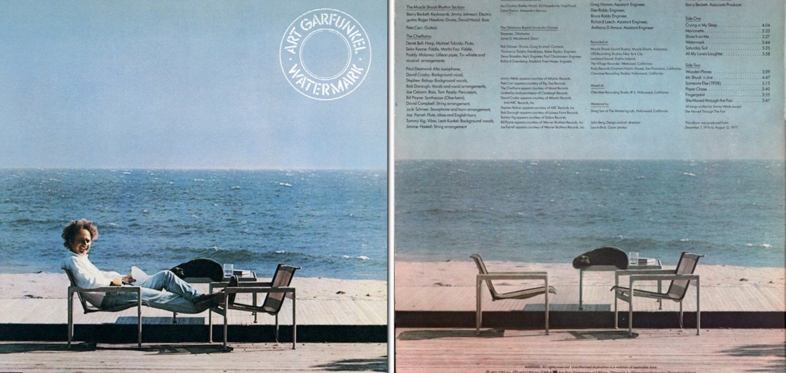 Art Garfunkel. Watermark. Album Cover Art Garfunkel. Watermark. Album Cover