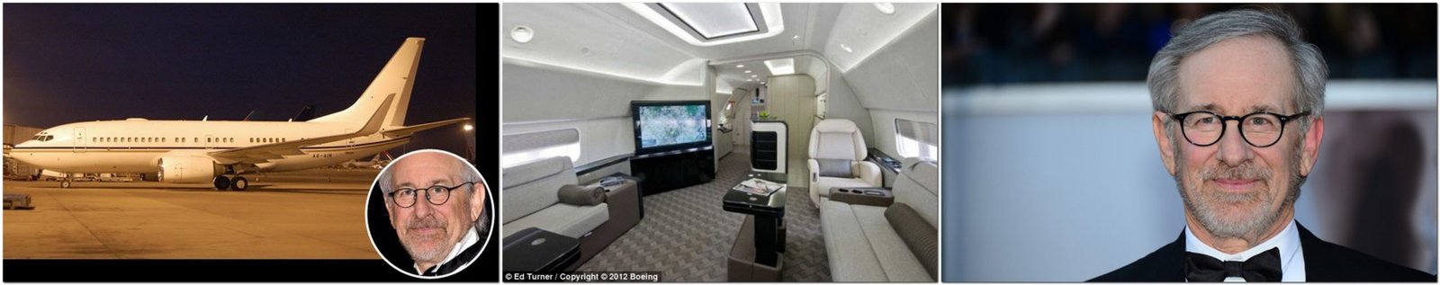 Steven Spielberg, Boeing Business Jet 757 Steven Spielberg, Boeing Business Jet 757